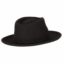 Jeanne Simmons Unisex Wool Felt Twisted Suede Trim Band Accented Fedora Hat 19 Jeanne Simmons Unisex Wool Felt Twisted Suede Trim Band Accented Fedora Hat -Adams Shop un002cf black 3