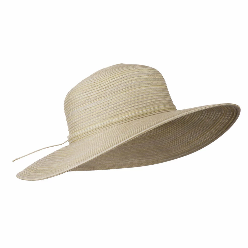 Jeanne Simmons UPF 40+ Poly Braid 4 Inch Flat Brim Hat 10 Jeanne Simmons UPF 40+ Poly Braid 4 Inch Flat Brim Hat - Image 8