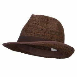 Jeanne Simmons Classic Men's Woven Paper Straw Fedora
