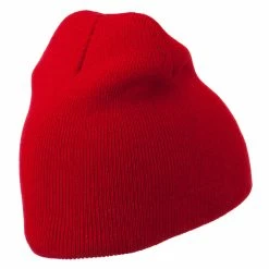 Otto Ultra Soft Acrylic Knit Beanie 109 Otto Ultra Soft Acrylic Knit Beanie -Adams Shop us002ps red 3