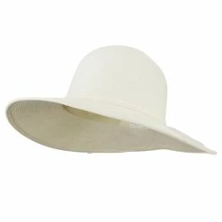 Jeanne Simmons UPF 50+ Solid Cotton Paper Braid Flat Brim Hat -Adams Shop us004fw 1 1 1