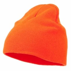 Otto Ultra Soft Acrylic Knit Beanie 72 Otto Ultra Soft Acrylic Knit Beanie -Adams Shop us005ps neon orange 1
