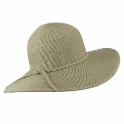 Jeanne Simmons UPF 50+ Solid Cotton Paper Braid Flat Brim Hat -Adams Shop us006fw 3 1