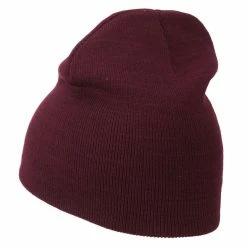 Otto Ultra Soft Acrylic Knit Beanie 78 Otto Ultra Soft Acrylic Knit Beanie -Adams Shop us006ps maroon 2