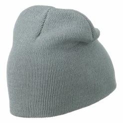 Otto Ultra Soft Acrylic Knit Beanie 84 Otto Ultra Soft Acrylic Knit Beanie -Adams Shop us007ps grey 3