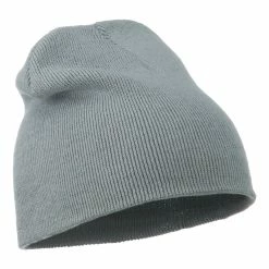 Otto Ultra Soft Acrylic Knit Beanie 85 Otto Ultra Soft Acrylic Knit Beanie -Adams Shop us007ps grey 4