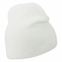 Otto Ultra Soft Acrylic Knit Beanie 89 Otto Ultra Soft Acrylic Knit Beanie -Adams Shop us008ps white 3