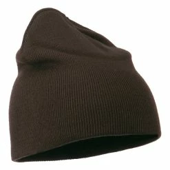 Otto Ultra Soft Acrylic Knit Beanie 105 Otto Ultra Soft Acrylic Knit Beanie -Adams Shop us011ps dk brown 4