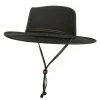 Jeanne Simmons Unisex Wool Felt Leather Chin Cord Pinched Crown Fedora Hat -Adams Shop ux001cf grey 1