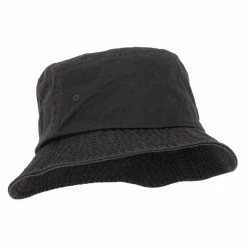MG Unisex Multipurpose Crushable Cotton Twill Bucket Hat 50 MG Unisex Multipurpose Crushable Cotton Twill Bucket Hat -Adams Shop ux002bh charcoal 4 1