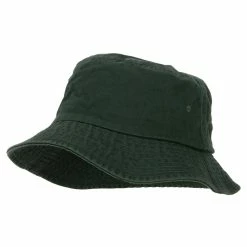 MG Unisex Multipurpose Crushable Cotton Twill Bucket Hat 52 MG Unisex Multipurpose Crushable Cotton Twill Bucket Hat -Adams Shop ux003bh dk green 1 1