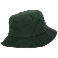 MG Unisex Multipurpose Crushable Cotton Twill Bucket Hat 54 MG Unisex Multipurpose Crushable Cotton Twill Bucket Hat -Adams Shop ux003bh dk green 3 1