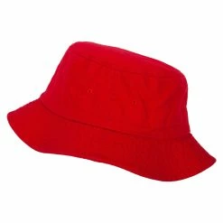 MG Unisex Multipurpose Crushable Cotton Twill Bucket Hat 71 MG Unisex Multipurpose Crushable Cotton Twill Bucket Hat -Adams Shop ux006bh red 5 1