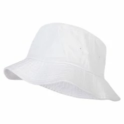 MG Unisex Multipurpose Crushable Cotton Twill Bucket Hat 77 MG Unisex Multipurpose Crushable Cotton Twill Bucket Hat -Adams Shop ux008bh white 1 1