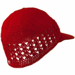 Broadway Visor Cotton Kufi Cap -Adams Shop vc002db 3