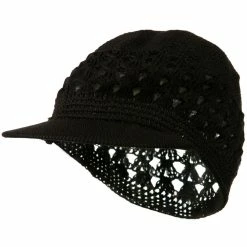 Broadway Visor Cotton Kufi Cap -Adams Shop vc003db 1