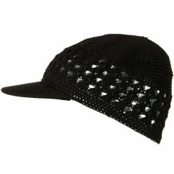 Broadway Visor Cotton Kufi Cap -Adams Shop vc003db 5