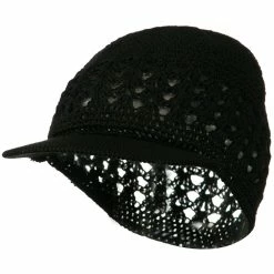 Broadway Visor Cotton Kufi Cap -Adams Shop vc005db 1