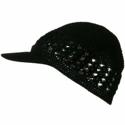 Broadway Visor Cotton Kufi Cap -Adams Shop vc005db 5