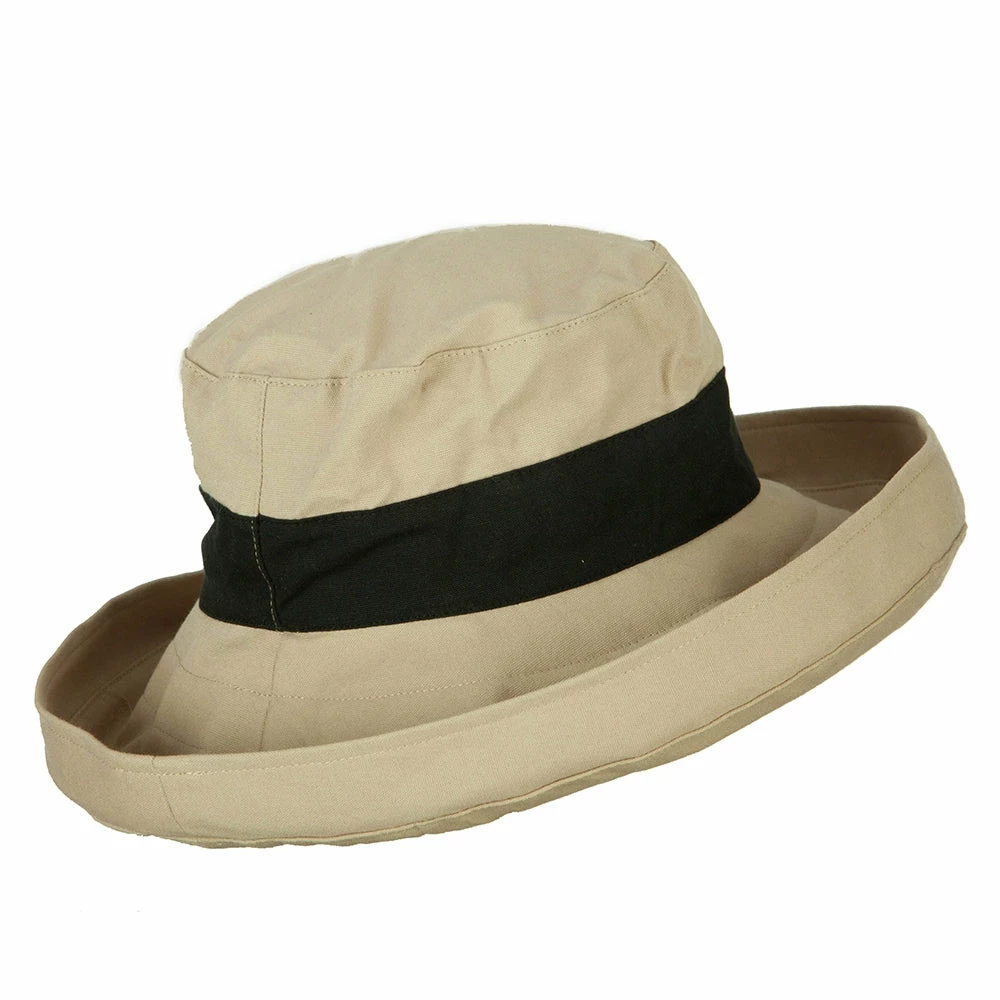 Jeanne Simmons Women's Canvas Crushable Roll Up Hat 10 Jeanne Simmons Women's Canvas Crushable Roll Up Hat - Image 8