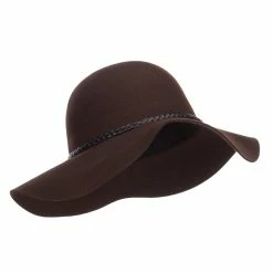 Jeanne Simmons Women's 3 Inch Wide Brim Wool Felt Hat -Adams Shop w3003fw olive 4