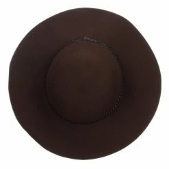 Jeanne Simmons Women's 3 Inch Wide Brim Wool Felt Hat -Adams Shop w3003fw olive 5