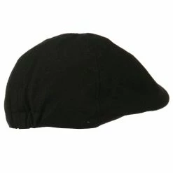 Hatiya Duck Bill Wool Ivy Cap -Adams Shop wa001ic black 3