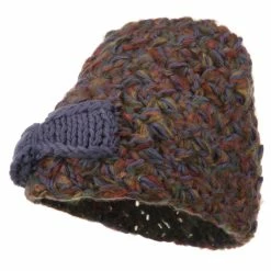 Jeanne Simmons Women's Bow Mix Yarn Acrylic Beanie 20 Jeanne Simmons Women's Bow Mix Yarn Acrylic Beanie -Adams Shop wa002ms purple 4