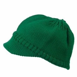 Cheveux Woman's Knit Soft Beanie Visor -Adams Shop wb004db emerald 5