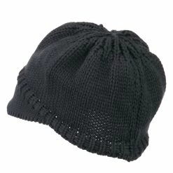 Cheveux Woman's Knit Soft Beanie Visor -Adams Shop wb009db grey 2