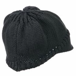 Cheveux Woman's Knit Soft Beanie Visor -Adams Shop wb009db grey 3