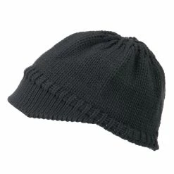 Cheveux Woman's Knit Soft Beanie Visor -Adams Shop wb009db grey 5
