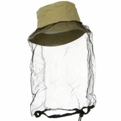 J Hat Washed Cotton Twill Mosquito Net Hat