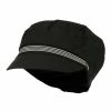 Jeanne Simmons Women's Greek Sailor Shaped Cabbie Hat 2 Jeanne Simmons Women's Greek Sailor Shaped Cabbie Hat -Adams Shop wg001cb black 1
