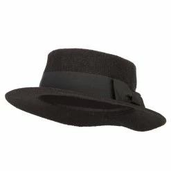 Something Special Women's Knit Pork Pie Fedora Hat