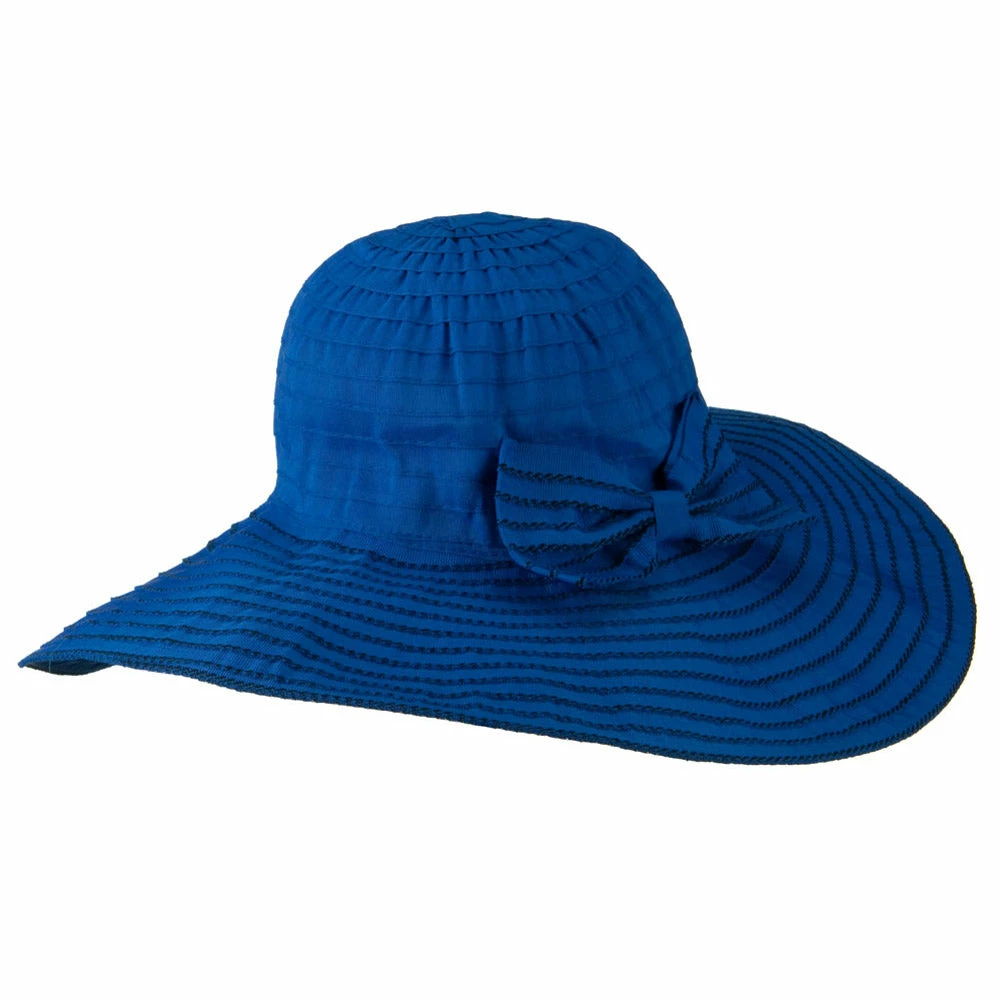 Jeanne Simmons Woman's Large Bow Wired Brim Hat 17 Jeanne Simmons Woman's Large Bow Wired Brim Hat - Image 15