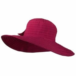 Jeanne Simmons Woman's Large Bow Wired Brim Hat 54 Jeanne Simmons Woman's Large Bow Wired Brim Hat -Adams Shop wl003fw 2