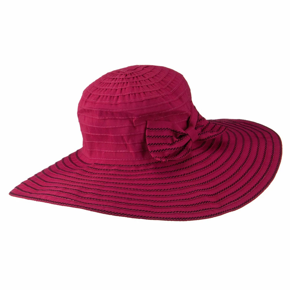 Jeanne Simmons Woman's Large Bow Wired Brim Hat 19 Jeanne Simmons Woman's Large Bow Wired Brim Hat - Image 17