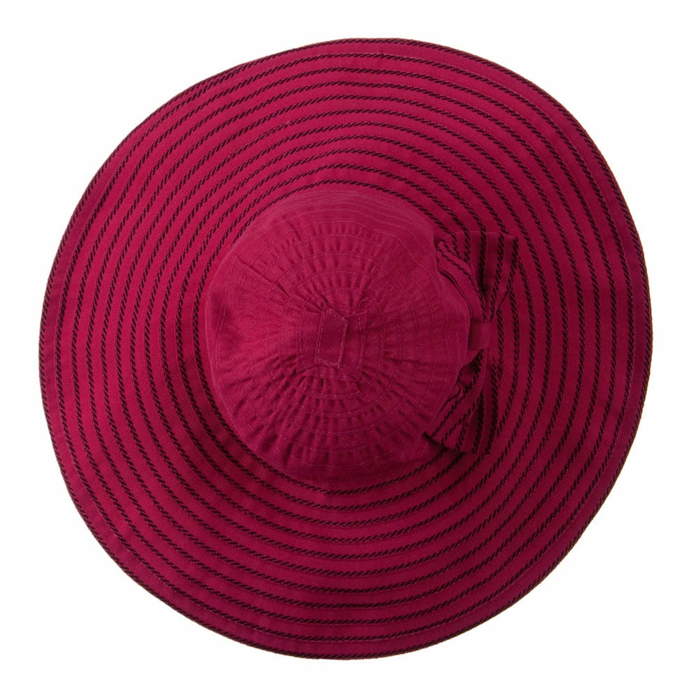 Jeanne Simmons Woman's Large Bow Wired Brim Hat 21 Jeanne Simmons Woman's Large Bow Wired Brim Hat - Image 19