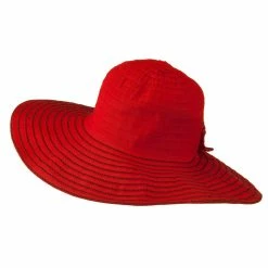 Jeanne Simmons Woman's Large Bow Wired Brim Hat 45 Jeanne Simmons Woman's Large Bow Wired Brim Hat -Adams Shop wl004fw 3