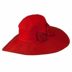 Jeanne Simmons Woman's Large Bow Wired Brim Hat 46 Jeanne Simmons Woman's Large Bow Wired Brim Hat -Adams Shop wl004fw 4