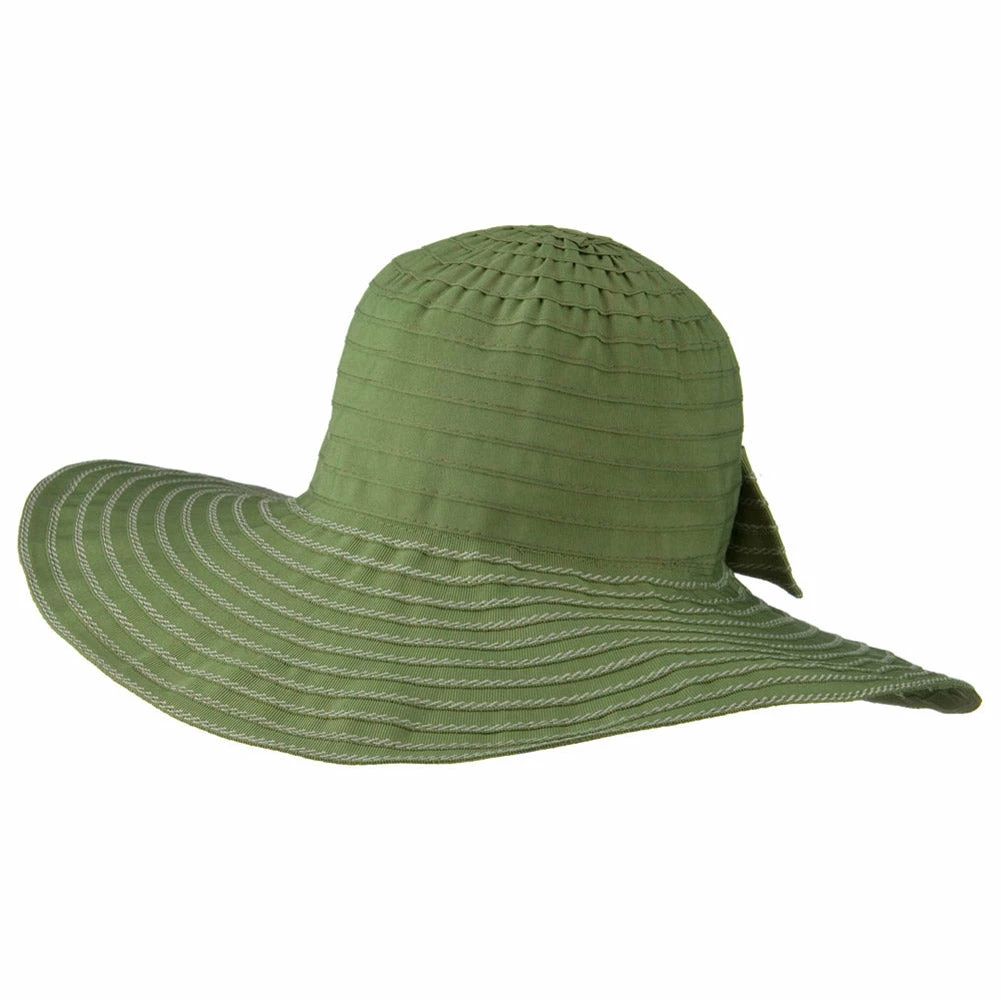 Jeanne Simmons Woman's Large Bow Wired Brim Hat 27 Jeanne Simmons Woman's Large Bow Wired Brim Hat - Image 25