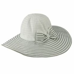 Jeanne Simmons Woman's Large Bow Wired Brim Hat 69 Jeanne Simmons Woman's Large Bow Wired Brim Hat -Adams Shop wl007fw 3