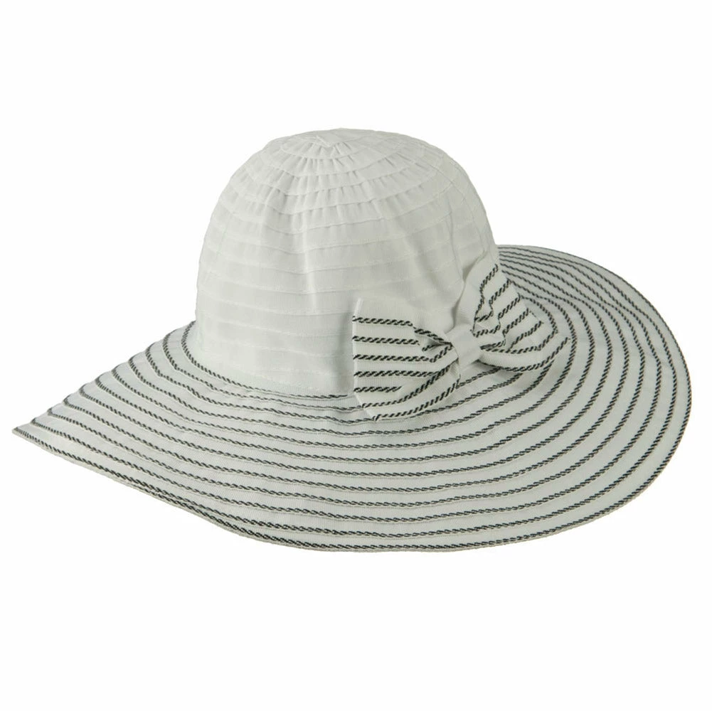 Jeanne Simmons Woman's Large Bow Wired Brim Hat 35 Jeanne Simmons Woman's Large Bow Wired Brim Hat - Image 33