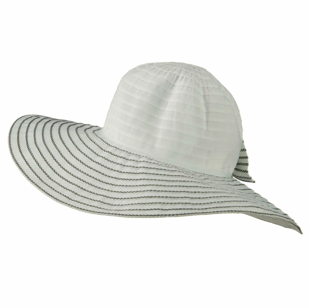 Jeanne Simmons Woman's Large Bow Wired Brim Hat 34 Jeanne Simmons Woman's Large Bow Wired Brim Hat - Image 32