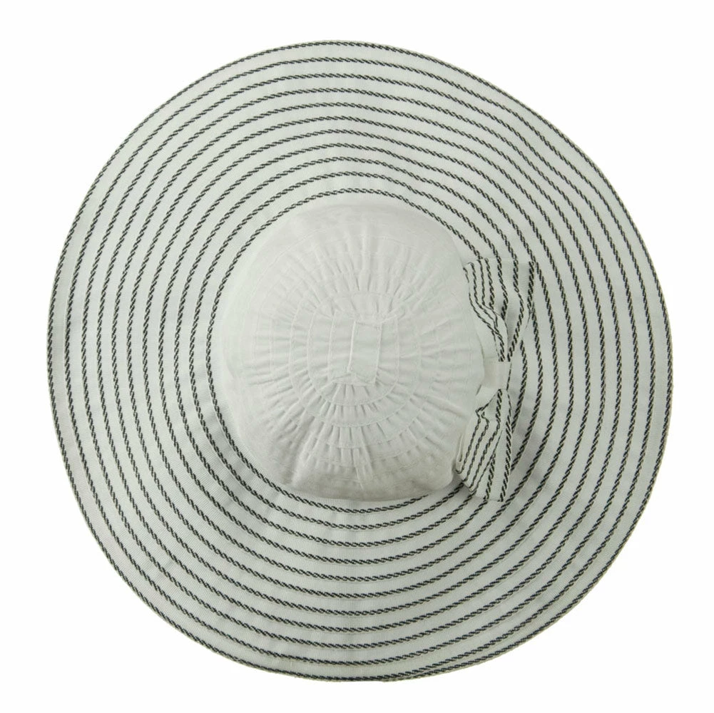 Jeanne Simmons Woman's Large Bow Wired Brim Hat 36 Jeanne Simmons Woman's Large Bow Wired Brim Hat - Image 34