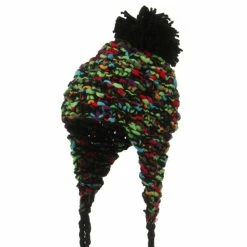 Jeanne Simmons Women's Multi-Color Acrylic Trapper Hat 22 Jeanne Simmons Women's Multi-Color Acrylic Trapper Hat -Adams Shop wm002bu black 1