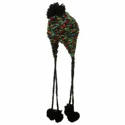 Jeanne Simmons Women's Multi-Color Acrylic Trapper Hat 24 Jeanne Simmons Women's Multi-Color Acrylic Trapper Hat -Adams Shop wm002bu black 3