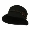 Jeanne Simmons Women's Bucket Shaped Hat -Adams Shop wo001bh black 1 1