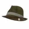 Jeanne Simmons Men's Large Brim Paper Woven Fedora 2 Jeanne Simmons Men's Large Brim Paper Woven Fedora -Adams Shop wo001cf brown 1 3